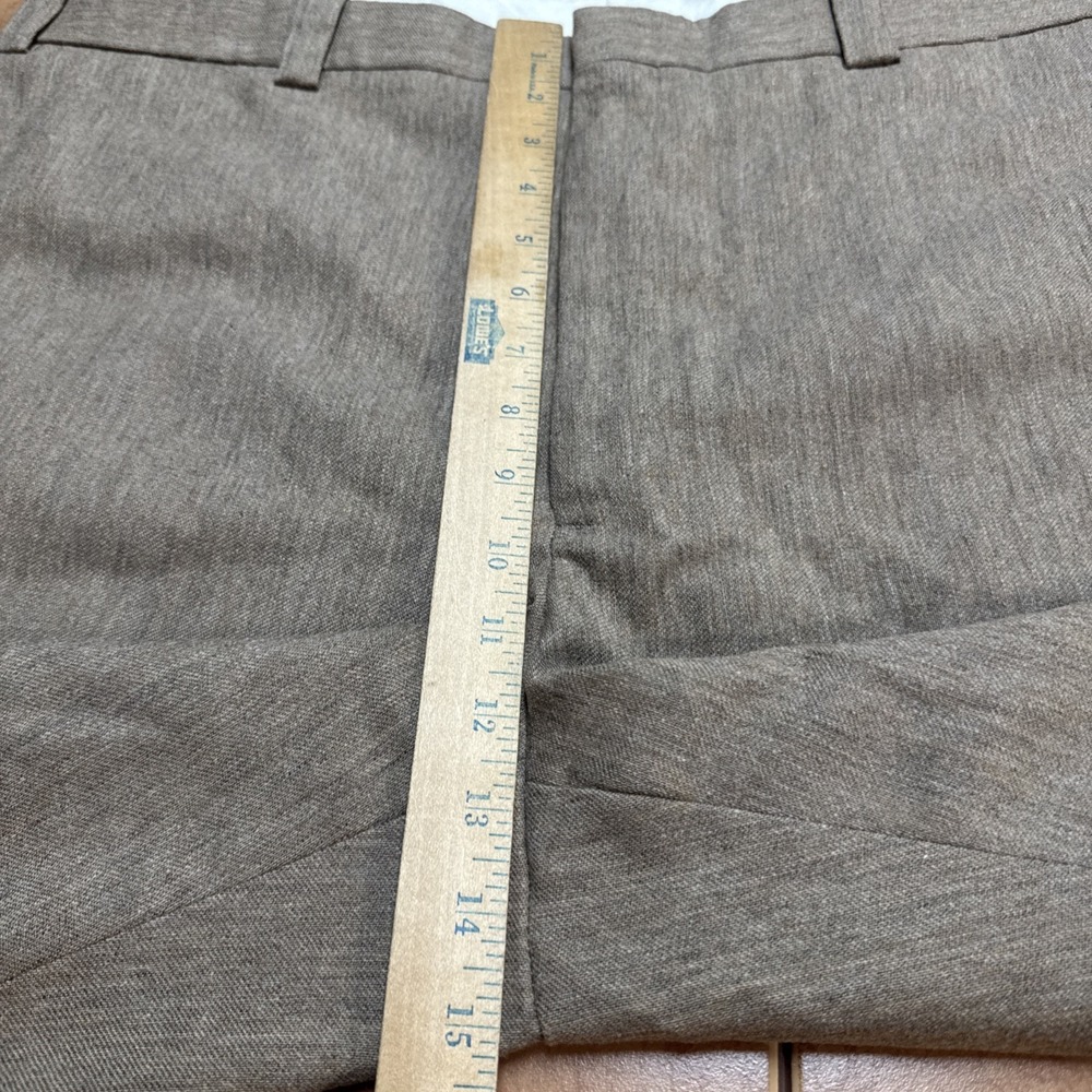 Vintage Orvis Pants Sz 42 x 31 Brown Wool Flannel Tweed Dress Trousers USA Made - Picture 7 of 9